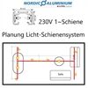 MitteLicht OnlinePlanung Lichsystem 230-1 inkl. Konfiguration