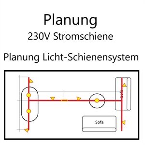 MitteLicht Online-Planung 230V Lichsystem inkl. Konfiguration