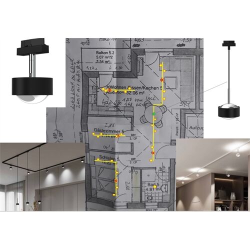 MitteLicht OnlinePlanung Lichsystem 230-2 inkl. Konfiguration