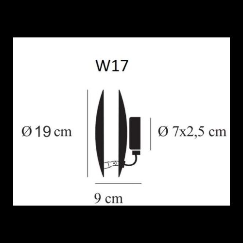 Catellani&Smith Lederam W 17, 2xDisc D=17 LED 15W 2700K 1550Lm