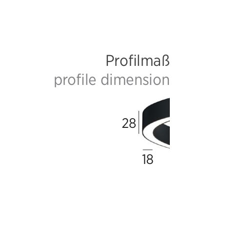 Knapstein Pendel-Ringleuchte Lisa 60 Gestensteuer Dir/Indir