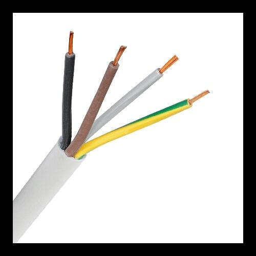 EGB Rundkabel flex. 4x0,75 H03VV-F Schlauchleitung