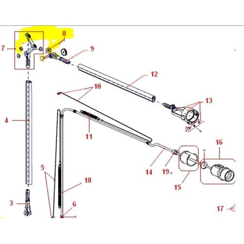Artemide Ersatzteile Umlenkrolle Seil für Tolomeo D=14mm Kunststoff