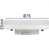 SLV LED GX53 6W 3000K 490Lm CRI94 120° D=75mm