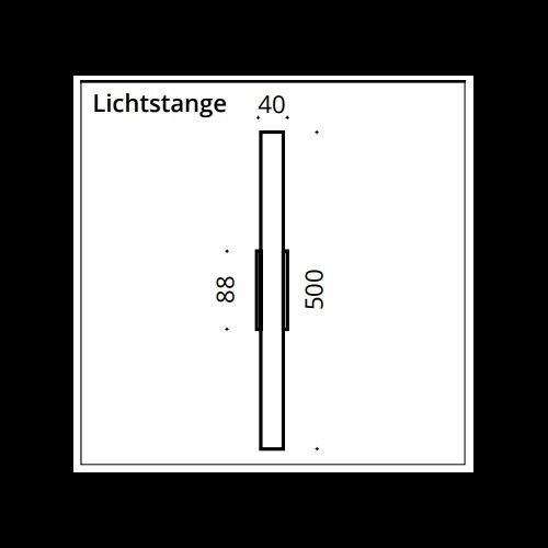 Top Light LICHTSTANGE KLEMMI Zuleitung/schalter klar LEDopal
