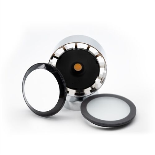 Top Light Puk! PRO 80 Linse klar mit Aufnahme schwarz