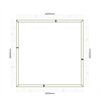 Lightnet Matric 55-A3 Lichtsystem 1600x1600 H=75 3000K opal