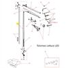 Artemide Ersatzteile TOLOMEO LETTURA Ersatz-Seil Langer Arm mit Halter