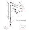 Artemide Ersatzteile TOLOMEO LETTURA Ersatz-Seil Langer Arm mit Halter