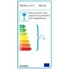 TECNOLUMEN Wagenfeld-Glaslampe WG24 Fassung E27 Zugschalter