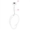 FLOS OVERLAP S1 1xE27 D=650 H=820mm