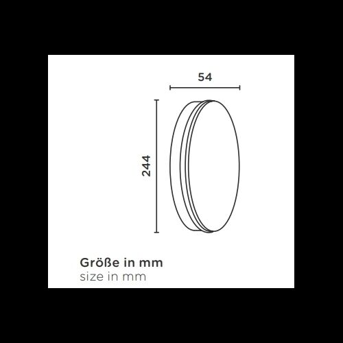 IP44.de Außen Wandleuchte lisc ceiling 14W/815lm