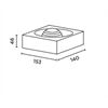 IP44.de Wandleuchte -pip- Strahler 240° drb. LED 6W 3000K