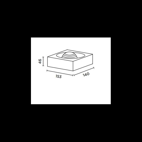 IP44.de Wandleuchte -pip- Strahler 240° drb. LED 6W 3000K