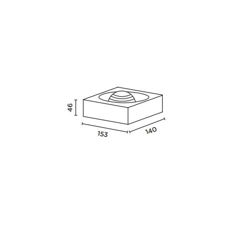 IP44.de Wandleuchte -pip- Strahler 240° drb. LED 6W 3000K