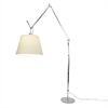 Artemide TOLOMEO MEGA Alu , Dimmer, Standfuß, mit Schirm