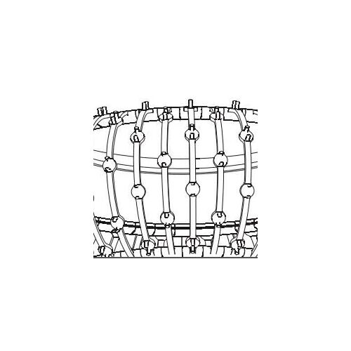 Foscarini Ersatz-Bügel Caboche Grande,Halter 4 Kugeln 20x9cm