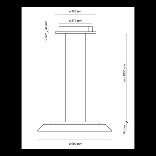 Artemide FEBE SUSPENSION LED warmweiß 2700K
