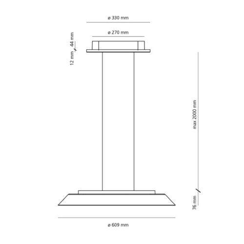 Artemide FEBE SUSPENSION LED warmweiß 2700K