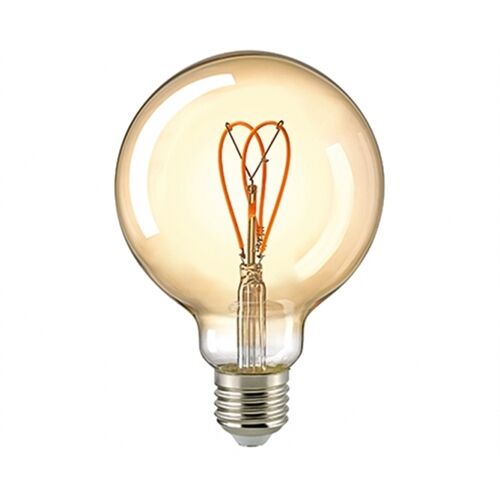 SIGOR CURVED LOOP Glob95 GOLD E27 5,5W 2000K 250lm DIM