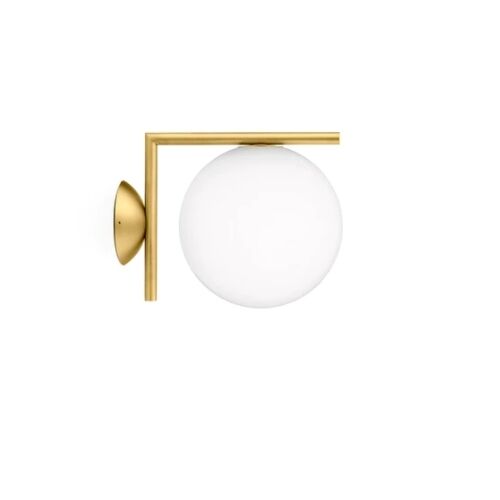 FLOS Wand/Deckenleuchte -IC Lights 1- E14 LED Opalglas