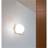 FLOS Wand/Deckenleuchte -IC Lights 1- E14 LED Opalglas