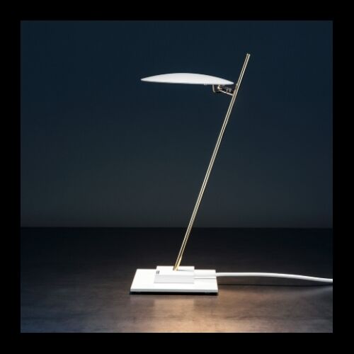 Catellani&Smith Tischleuchte Lederam T1 LED 10W Dim-Disc/Stab/Base