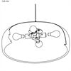 FLOS Pendelleuchte SMITHFIELD S, direktes Licht, 4xE27