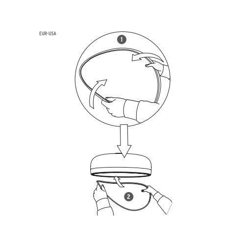 FLOS Pendelleuchte SMITHFIELD S, direktes Licht, 4xE27