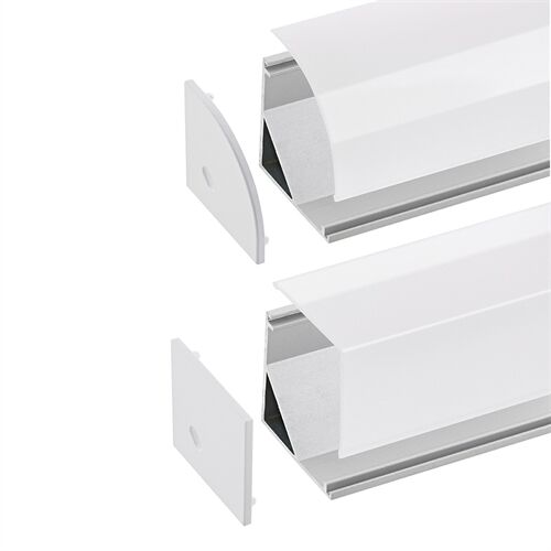 SIGOR ECKENPROFIL 20 Länge 2000 B30 H30mm ohne Abdeckung