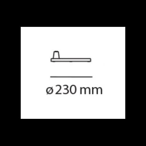 Artemide TOLOMEO FLOOR Standfuß 23, Aluguß