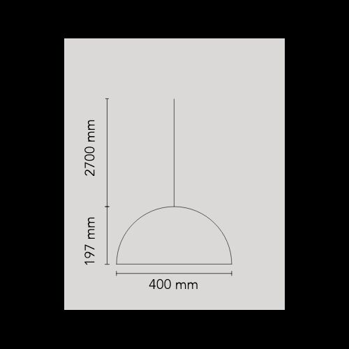 FLOS Pendelleuchte Skygarden Small 8W 2700K 900lm