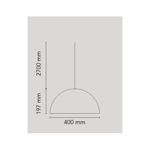 FLOS Pendelleuchte Skygarden Small 8W 2700K 900lm