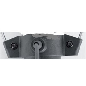 Luceplan Stabhalter Halbschale vorn Costanza, Loch f Sensor
