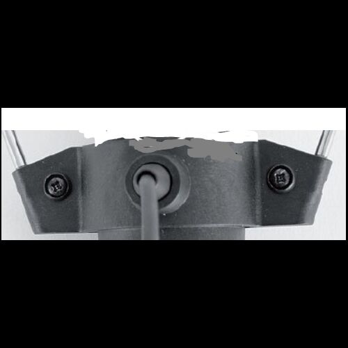 Luceplan Stabhalter Halbschale vorn Costanza, Loch f Sensor