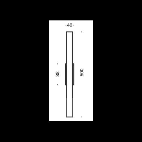 Top Light LICHTSTANGE "die Schnelle" 1-Sockel +LED Linestra