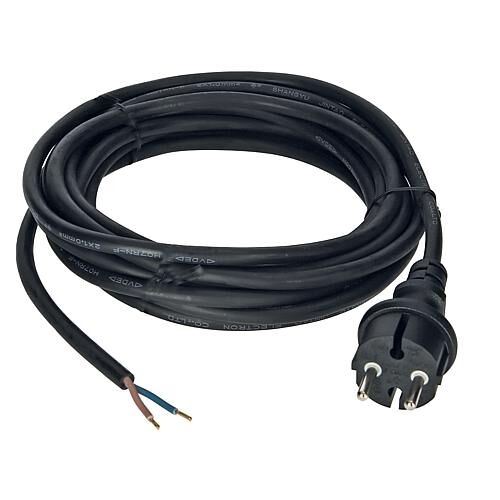 EGB Leitung H07RN-F 2x1mm² 5m inkl. vergossen.Stecker