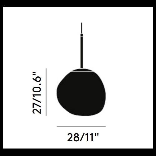 Tom Dixon Pendel -Melt MINI D=280mm LED- 6W 800lm Ackrylglas