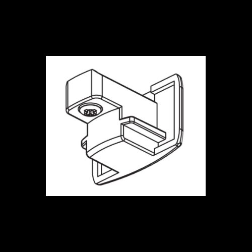 NORDIC*ALUMINIUM 1~Endkappe 30x20x 3 mm, Kunsstoff