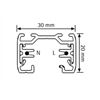DLS Strahler REED P1 mit 1-Phasen-Adapter GU10 ohne LM