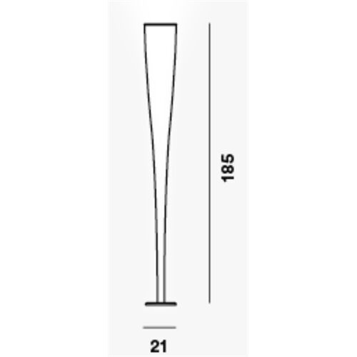 Foscarini Stehleuchte MITE TERRA LED 32W 2500lm H=1850