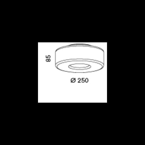 SERIEN Ersatz-Glasschirm f. CURLING -M- H=85mm