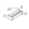 IP44.de Wand/Deckenleuchte -slat one- 8W 280lm 2700K