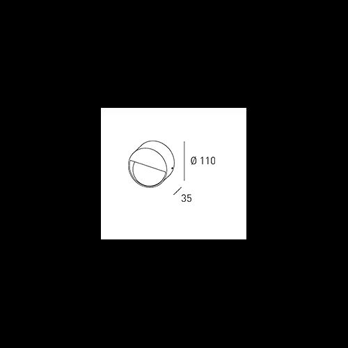 DLS Wandleuchte VIGO LED 4W incl.Driver,IP54,D110 T35