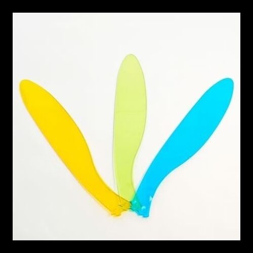Luceplan Flügelset BLOW- 3Stk Set-D=140cm, methacrylate