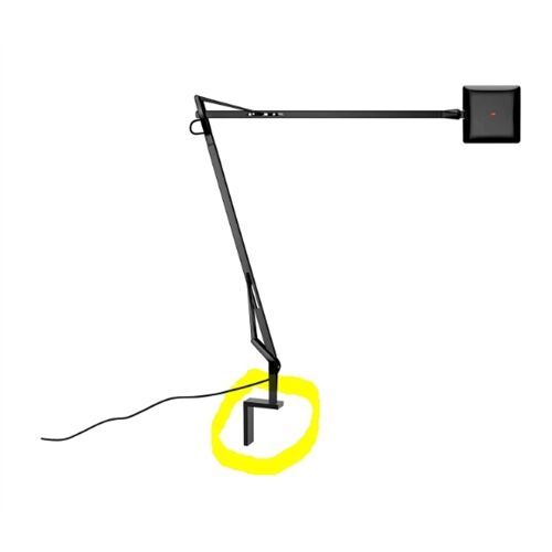 FLOS Ersatzteile Wandhalter für Body Kelvin, verdeckte Schrauben
