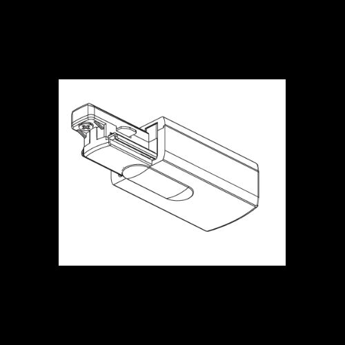NORDIC*ALUMINIUM 1~ ENDEINSPEISER Schutzleiter Links L55,B30,H20mm