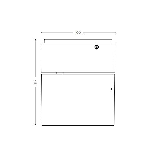 IP44.de Strahler-pro R-LED 15W 2700K 1099lm IP65 D100 H117