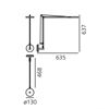 Artemide DEMETRA Body LED 3000K o.Befestigung