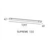 DLS Spiegelleuchte SUPREME 130 LED 14W 3000K 2185lm